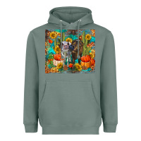 Sage fall heifer cows Heavyweight Hoodie - RanaPortraitStore