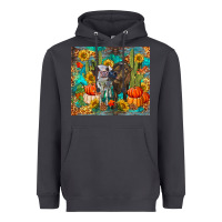 Smoke fall heifer cows Heavyweight Hoodie - RanaPortraitStore