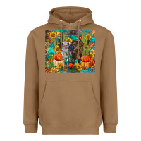 Fall Heifer Cows Heavyweight Hoodie | Teevron