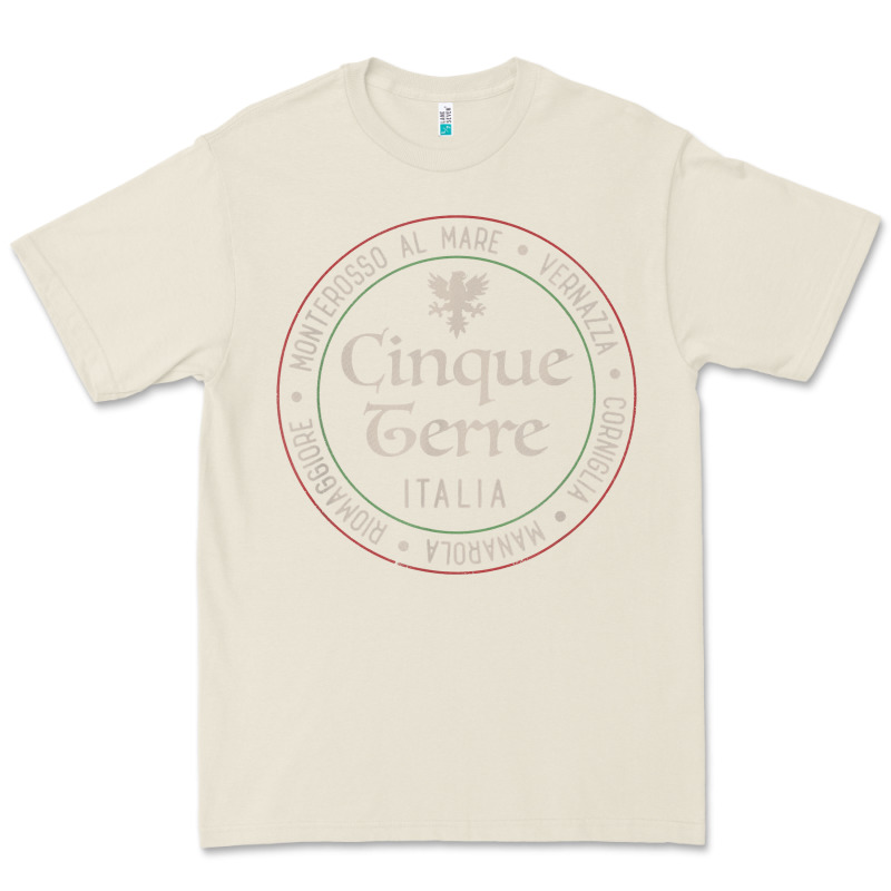 Cinque Terre Italia Gift For Italian Mediterranean Travelers T Shirt Premium Tee by baoMotion | Teevron