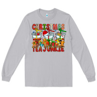 Moon Dust Christmas tea junkie Long Sleeve Tee - CowhideDigitalArt