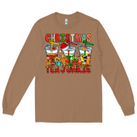 Toasted Coconut Christmas tea junkie Long Sleeve Tee - CowhideDigitalArt