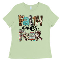 Matcha Faith Over Fear Ladies Tee - FaDigitalArtStudio