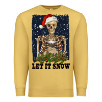 Antique Gold let it snow Premium Sweatshirt - RanaPortraitStore
