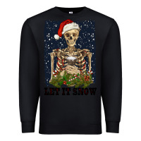 Black let it snow Premium Sweatshirt - RanaPortraitStore