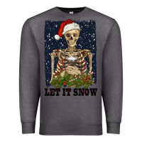 Charcoal Heather let it snow Premium Sweatshirt - RanaPortraitStore