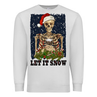 Dove Grey let it snow Premium Sweatshirt - RanaPortraitStore