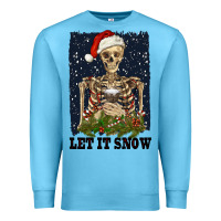 Ocean Blue let it snow Premium Sweatshirt - RanaPortraitStore