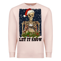 Pale Pink let it snow Premium Sweatshirt - RanaPortraitStore