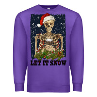Purple let it snow Premium Sweatshirt - RanaPortraitStore