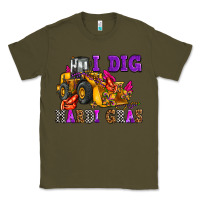 Army Green i dig mardi gras olivia Classic Tee - OliviaCreatesArt
