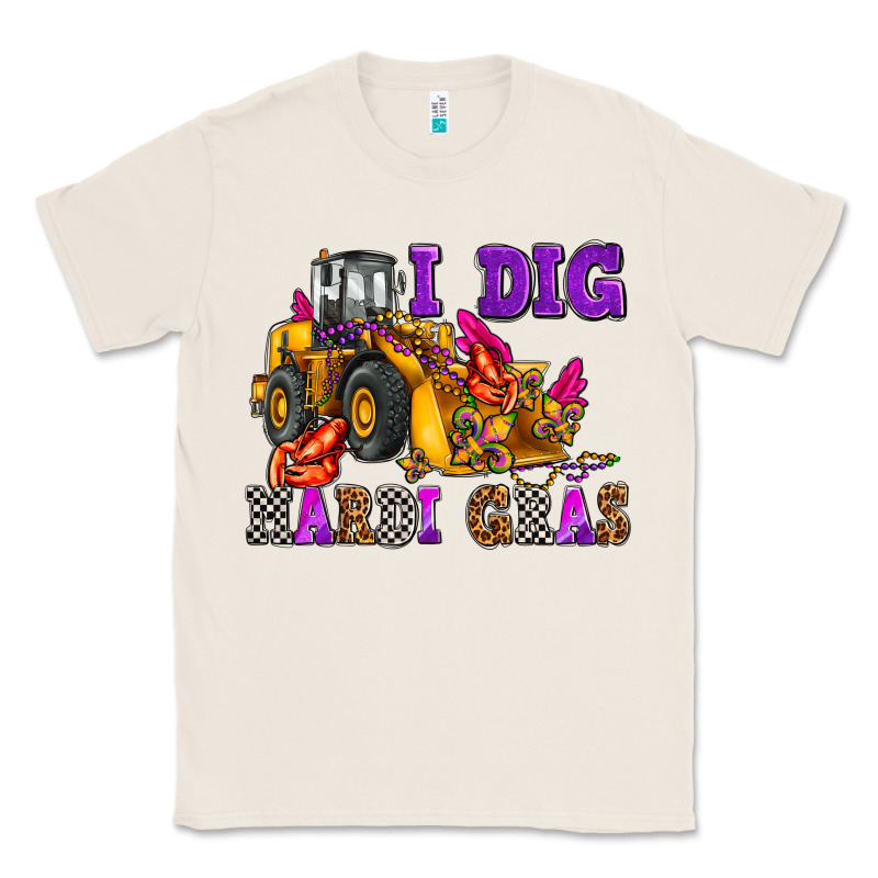 I Dig Mardi Gras Olivia Classic Tee by OliviaCreatesArt | Teevron