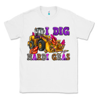 White i dig mardi gras olivia Classic Tee - OliviaCreatesArt