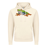 Vintage Artic red eyed tree frog Vintage Hoodie - LillyAllenDesigns