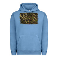 Pigment Pebble Blue Camouflage Background Urban Hoodie - Jasminsmagicworld