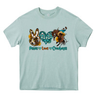 Arona peace love cowboys Heavy Core Tee - OliviaCreatesArt