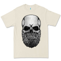 Bone creepy bald and bearded skull for halloween & skeletons fans t shirt Premium Tee - baoMotion