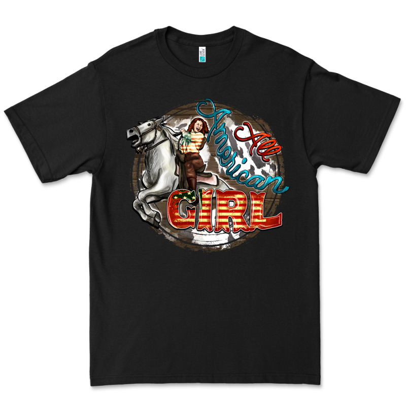 All American Girl Premium Tee by FaDigitalArtStudio | Teevron