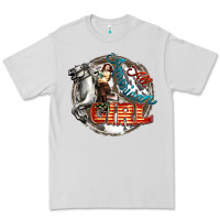 Dove Grey All American Girl Premium Tee - FaDigitalArtStudio