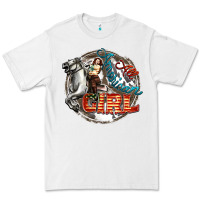 White All American Girl Premium Tee - FaDigitalArtStudio