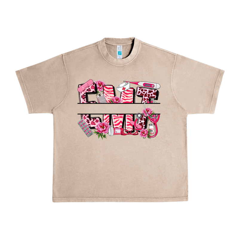 Breast Cancer Emt Emergency Medical Technician Urban Heavy Tee by LillyAllenDesigns | Teevron