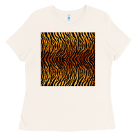 Bone tiger seamless pattern Ladies Tee - BundleAndBundleShop