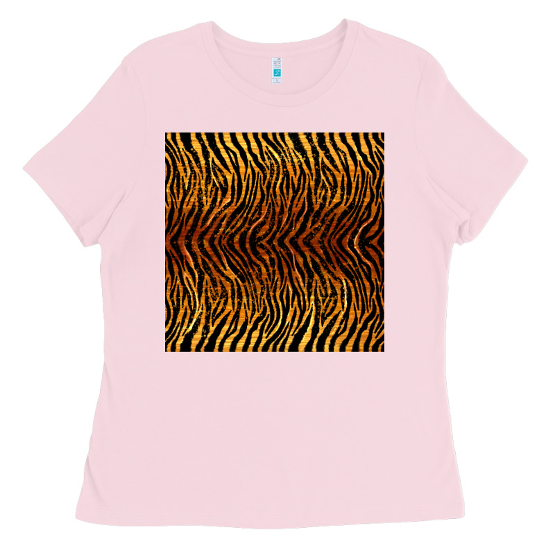 Tiger Seamless Pattern Ladies Tee by BundleAndBundleShop | Teevron