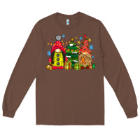 Chestnut gnome Christmas Long Sleeve Tee - CowhideDigitalArt