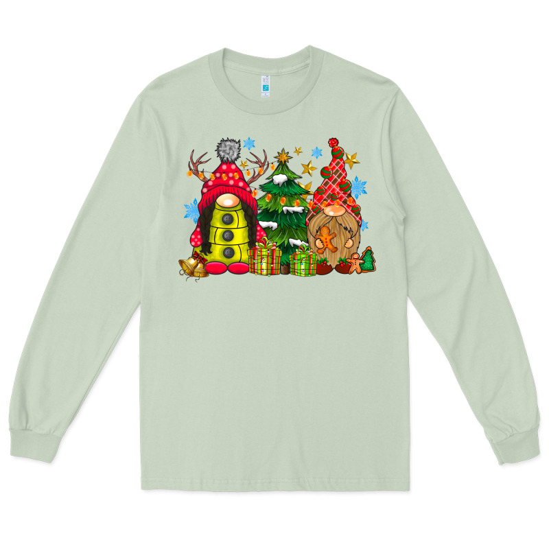 Gnome Christmas Long Sleeve Tee by CowhideDigitalArt | Teevron