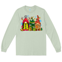 Matcha gnome Christmas Long Sleeve Tee - CowhideDigitalArt
