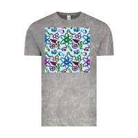 Cloud Rock Science Teacher Seamless Pattern Vintage Tee - BundleAndBundleShop