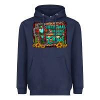 Navy Christmas begins with christ cross Heavyweight Hoodie - Jasminsmagicworld