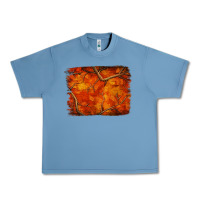Pebble Blue orange hunter camouflage pattern brushstroke Urban Heavy Tee - Jasminsmagicworld