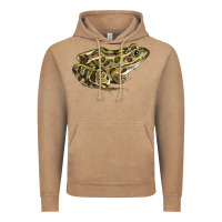 Vintage Coffee northern leopard frog Vintage Hoodie - LillyAllenDesigns