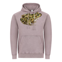 Vintage Zinc northern leopard frog Vintage Hoodie - LillyAllenDesigns