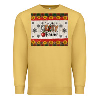 Antique Gold very merry teacher Premium Sweatshirt - Jasminsmagicworld