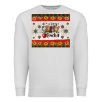 Dove Grey very merry teacher Premium Sweatshirt - Jasminsmagicworld