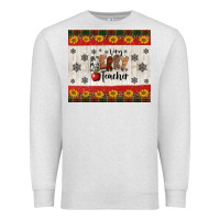 Oatmeal Heather very merry teacher Premium Sweatshirt - Jasminsmagicworld