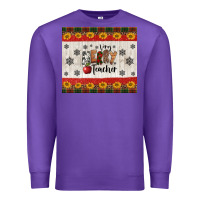 Purple very merry teacher Premium Sweatshirt - Jasminsmagicworld
