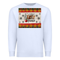 White very merry teacher Premium Sweatshirt - Jasminsmagicworld