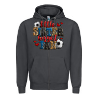 Smoke little sister biggest fan soccer Zipper Hoodie - Jasminsmagicworld