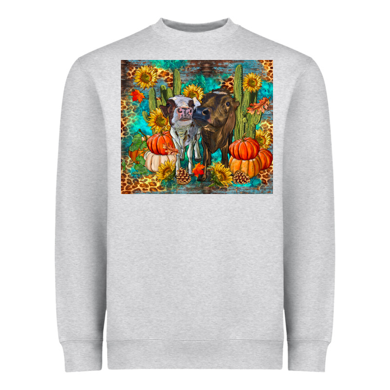 Fall Heifer Cows Heavyweight Sweatshirt by RanaPortraitStore | Teevron