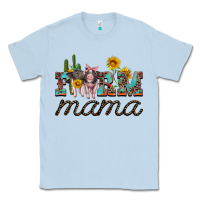 Dusty Blue farm mama with baby pigs Classic Tee - Artiststas