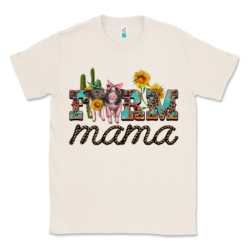 Farm Mama With Baby Pigs Classic Tee by Artiststas | Teevron