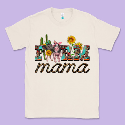 Farm Mama With Baby Pigs Classic Tee Designed By Artiststas