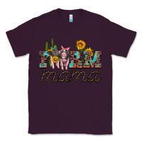 Plum farm mama with baby pigs Classic Tee - Artiststas