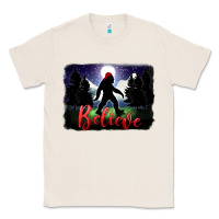 Natural bigfoot believe christmas Classic Tee - FaDigitalArtStudio