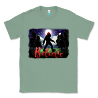 Sage bigfoot believe christmas Classic Tee - FaDigitalArtStudio