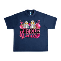 Navy tackle cancer with ghosts playing football Urban Heavy Tee - LillyAllenDesigns