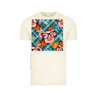 Fall Pig Seamless Pattern Vintage Tee | Teevron